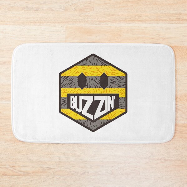 Item preview, That's BUZZIN'! Mancunian Buzzing hexagon emoji Manchester Bee designed and sold by jimmy-digital.
