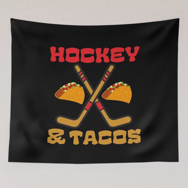 Item preview, Hockey and Tacos designed and sold by VBeesTees.