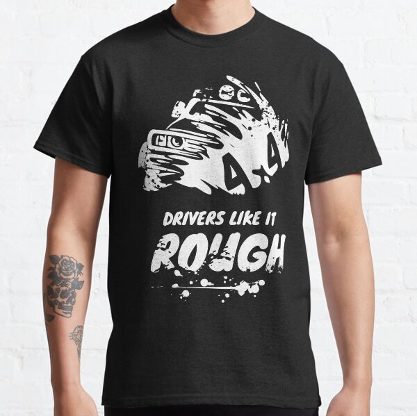 Item preview, 4x4 Drivers like it rough (white) designed and sold by inkwolfdesigns.