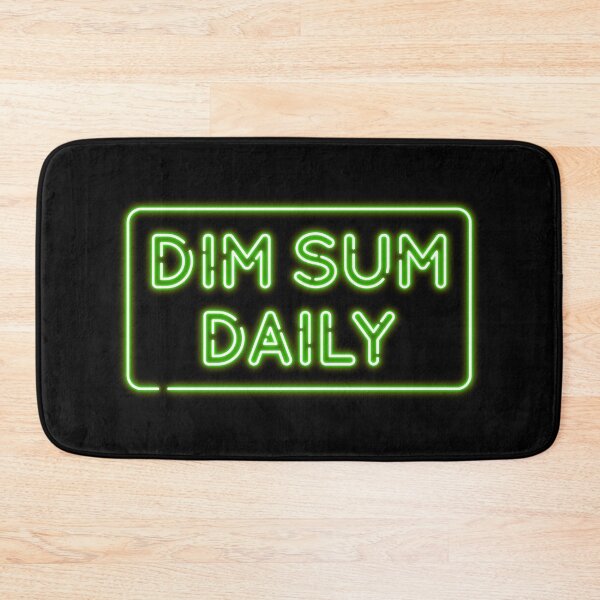 Item preview, DIM SUM DAILY Neon Green Sign designed and sold by STUDIO-72.
