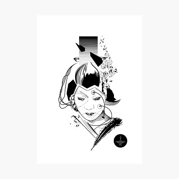 Android Geisha II Photographic Print