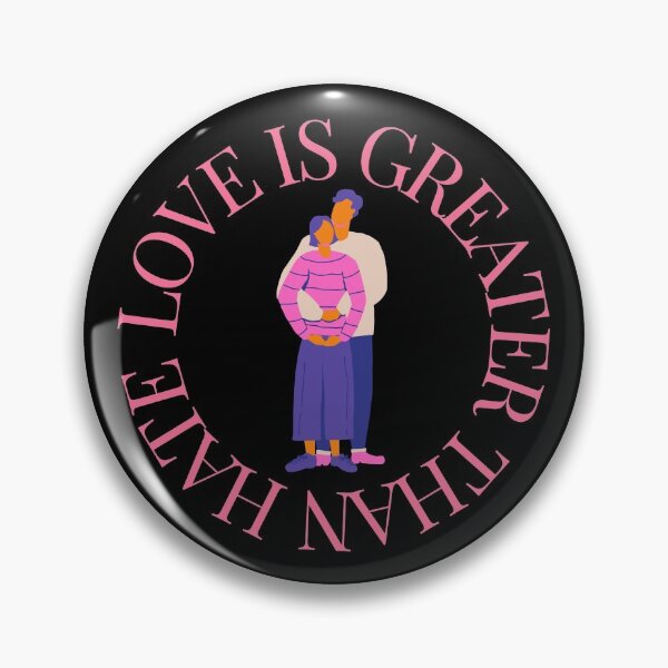 Item preview, LOVE IS GREATER THAN HATE Design designed and sold by LevelUpMerch.
