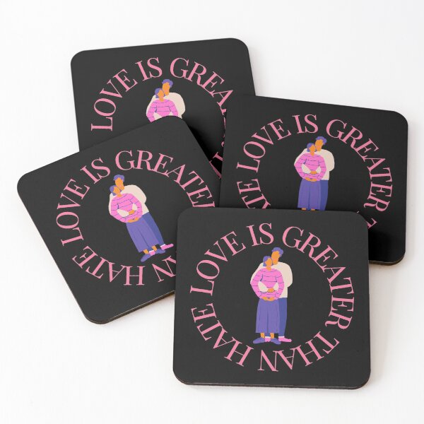 Item preview, LOVE IS GREATER THAN HATE Design designed and sold by LevelUpMerch.