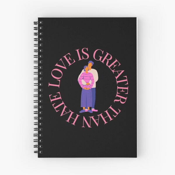 Item preview, LOVE IS GREATER THAN HATE Design designed and sold by LevelUpMerch.
