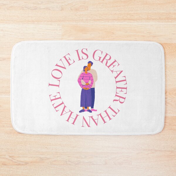 Item preview, LOVE IS GREATER THAN HATE Design designed and sold by LevelUpMerch.
