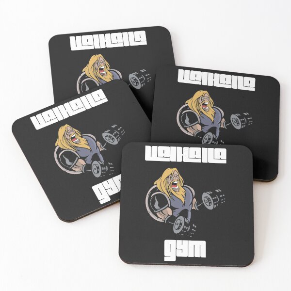 Item preview, Valhalla Gym Fitness Vikers Bodybuilding Walhlla Vikings designed and sold by Bearded-Viking.