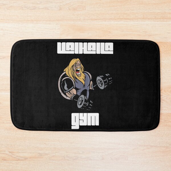 Item preview, Valhalla Gym Fitness Vikers Bodybuilding Walhlla Vikings designed and sold by Bearded-Viking.