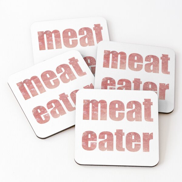 Item preview, meat eater inscription pink and white color designed and sold by nataliavavilina.