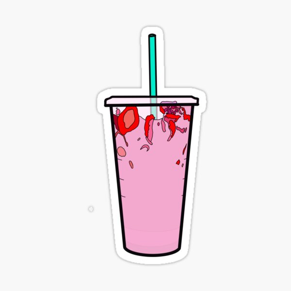 Pink Drink Sticker for Sale by Alyssa Designs