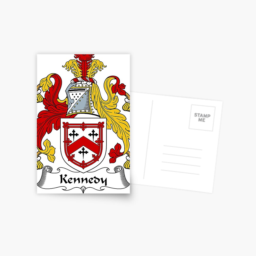 "Kennedy Coat of Arms / Kennedy Family Crest" Postcard for Sale by ScotlandForever Redbubble