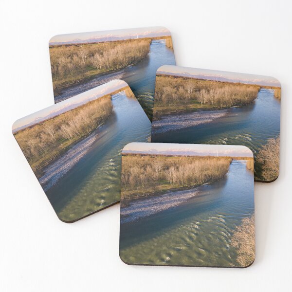 Item preview, Flying with the drone on the Adda River  designed and sold by Alessandra Antonini.
