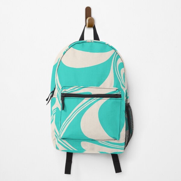 Item preview, Turquoise Peppermint Candy Swirl Abstract Design  designed and sold by patternsoup.