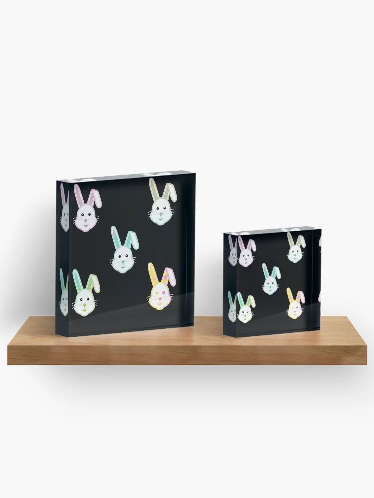 Thumbnail 3 of 5, Acrylic Block, Cute Rabbit Head designed and sold by Designs-RZ.