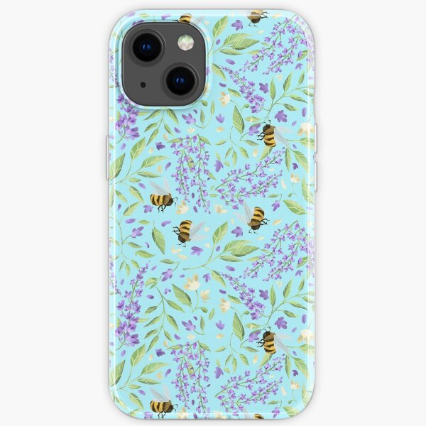 Bees and Wisteria iPhone Soft Case