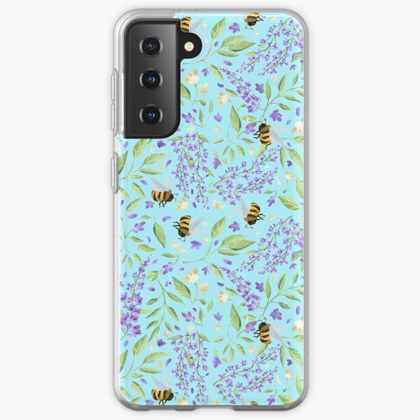 Bees and Wisteria Samsung Galaxy Soft Case