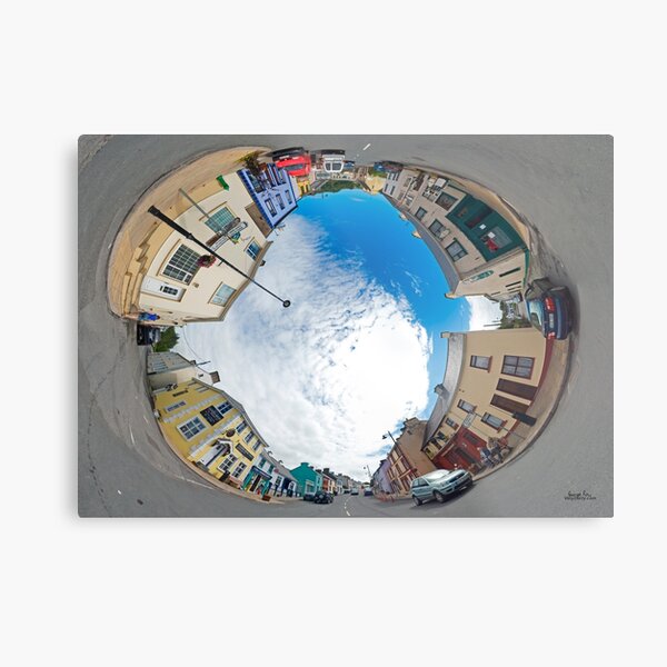 Kilcar Crossroads - Sky in Metal Print