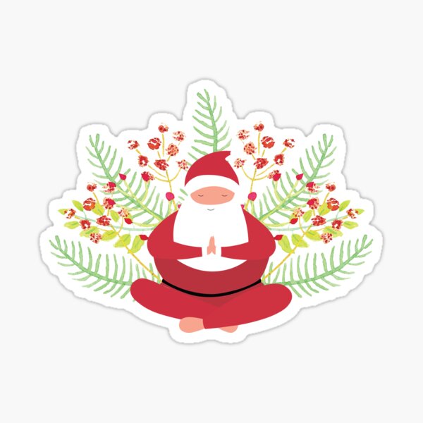 Have a Namaste Christmas Sticker
