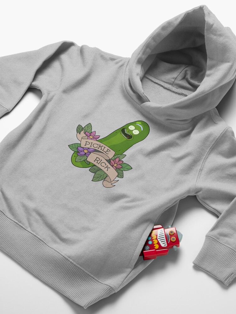 Alternate view of Pickle Rick Toddler Pullover Hoodie