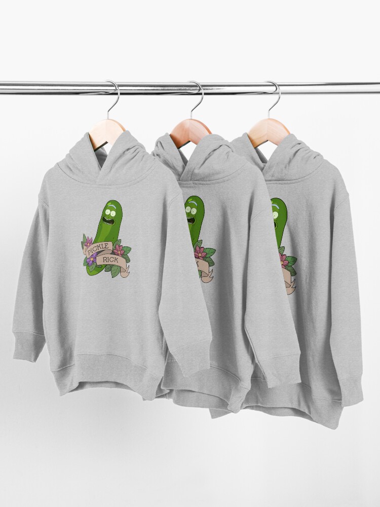 Alternate view of Pickle Rick Toddler Pullover Hoodie