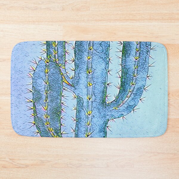 Item preview, A Very Blue Cactus designed and sold by whimsicalmica.