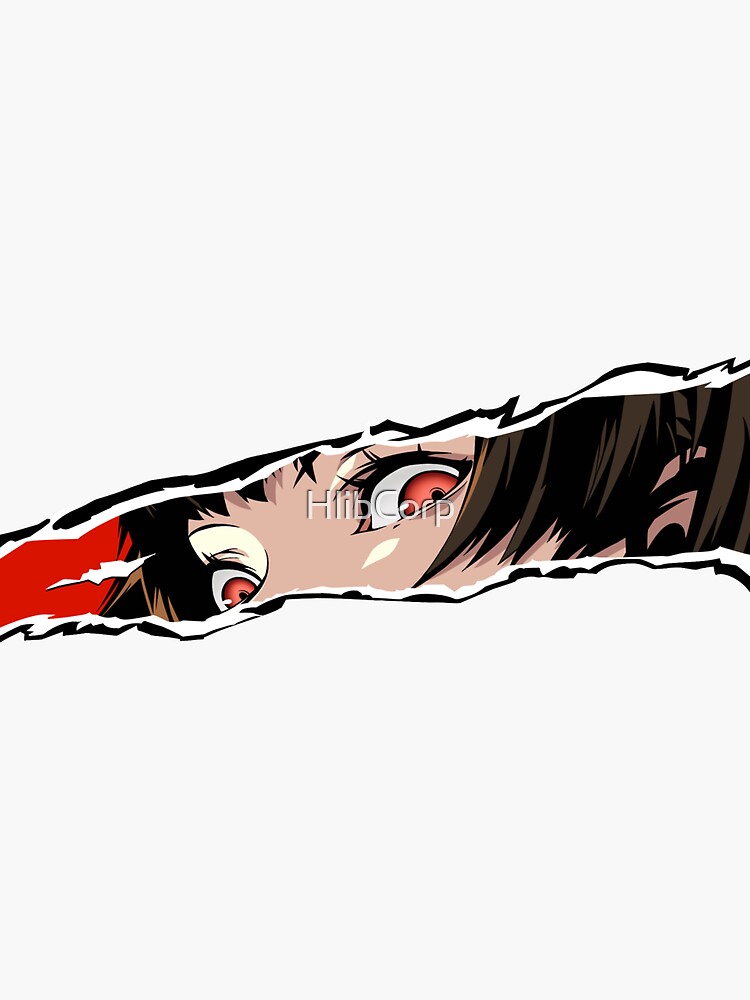 "Anime eyes" Sticker by HlibCorp Redbubble