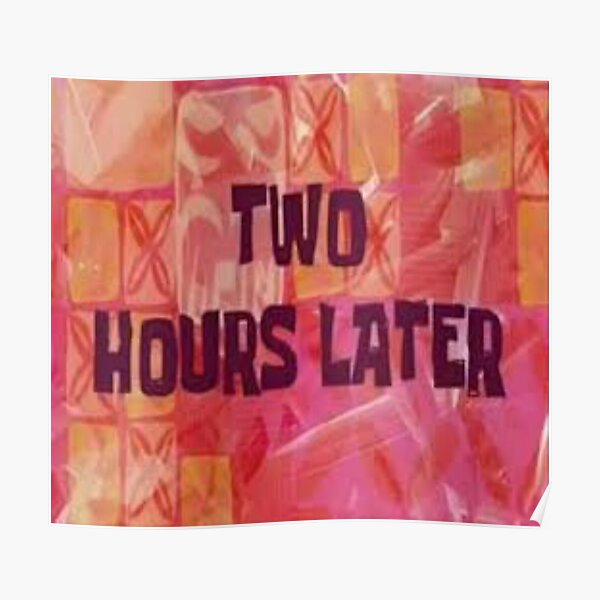 "Spongebob years later " Poster for Sale by Slimo30 | Redbubble