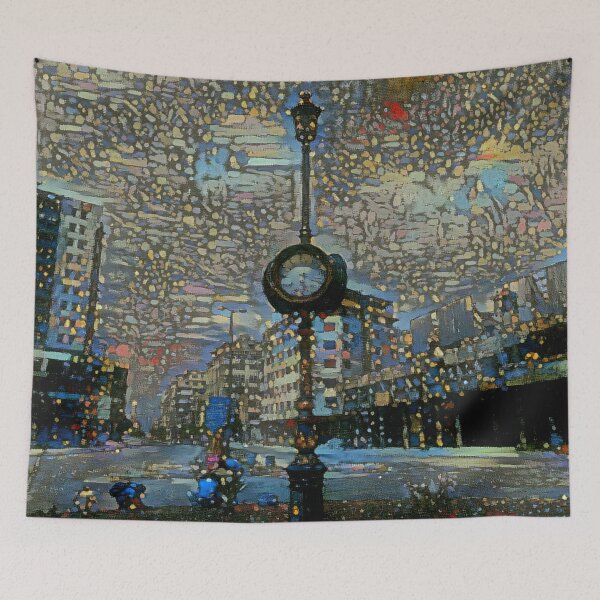 Item preview, Old Clock Tower of Homs - Kandinsky designed and sold by Homsalgia.
