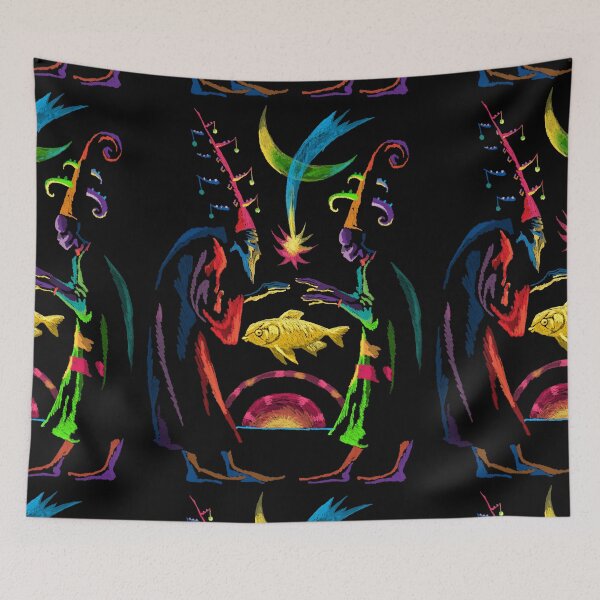 Item preview, Two wizards. Magic in the night designed and sold by fairytaleprints.