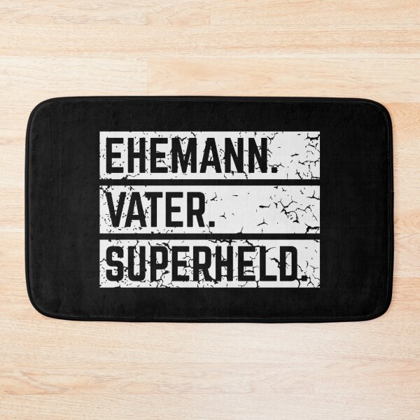 Artikelvorschau, Ehemann Vater Superheld (Super Papa / Superpapa / White) entworfen und verkauft von MrFaulbaum.
