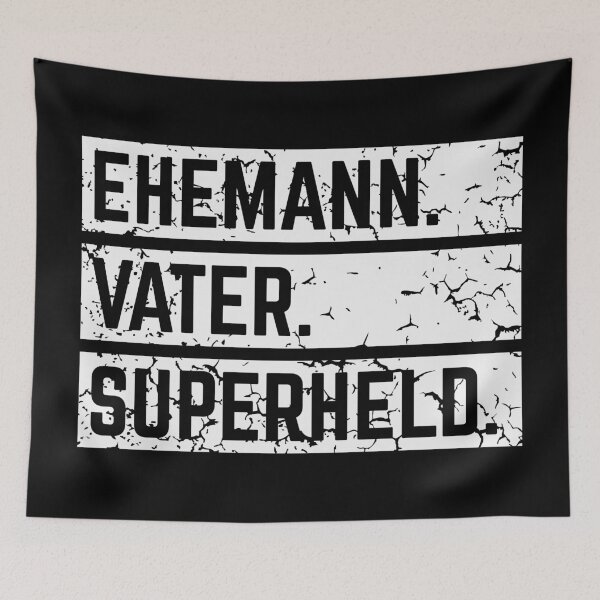 Item preview, Ehemann Vater Superheld (Super Papa / Superpapa / White) designed and sold by MrFaulbaum.