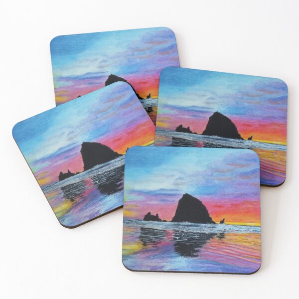 Artikelvorschau, Cannon Beach Oil Pastell entworfen und verkauft von Kriie8iveArt.