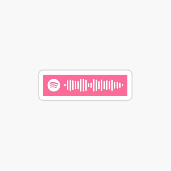 Streets By Doja Cat Spotify Code Sticker By Niamhthackray Redbubble - streets doja cat roblox id code