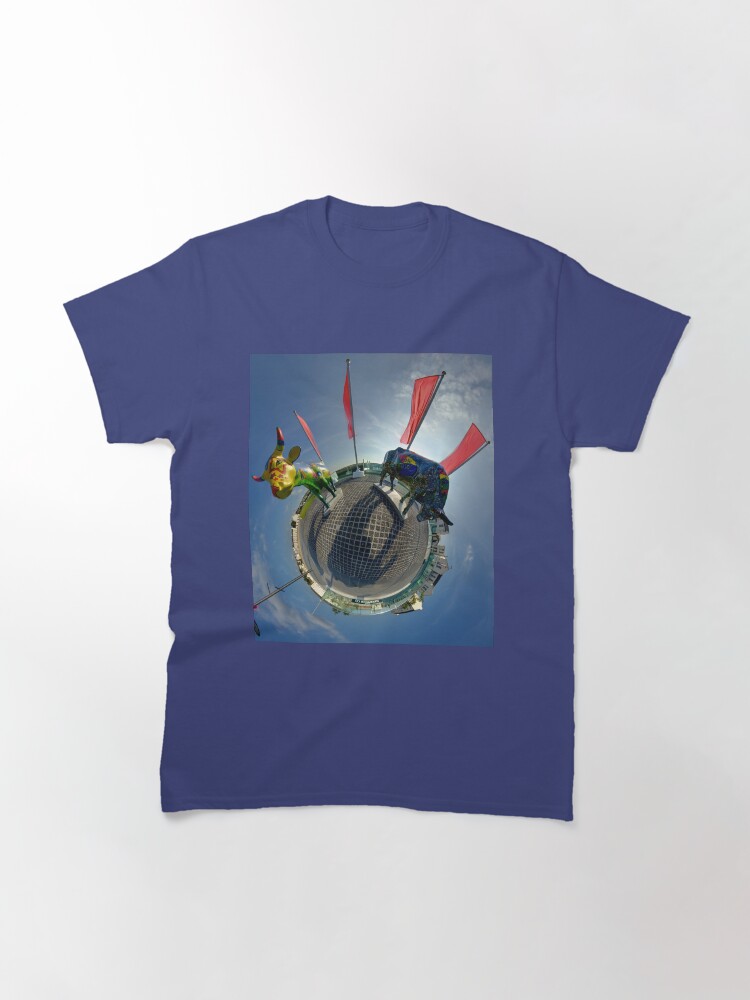 Alternate view of Two Cows on Parade, lower - Ebrington Square, Derry Classic T-Shirt