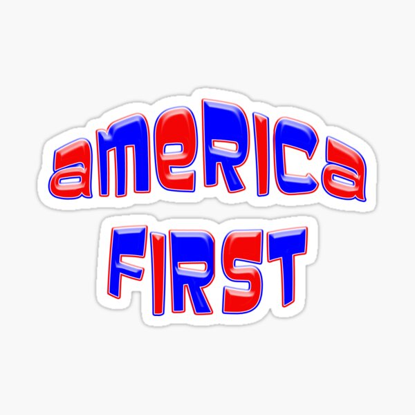 Item preview, Patriotic AMERICA FIRST designed and sold by carolina1.
