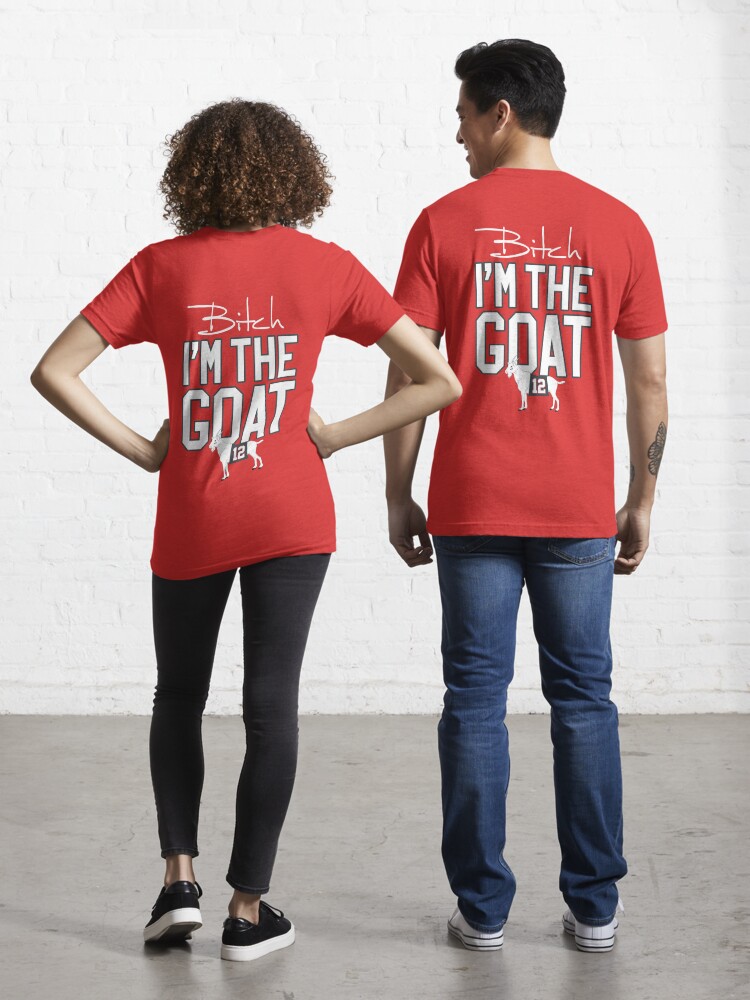 Limited Edition Bitch I'm The GOAT Shirt, Bucs Super Bowl Champion Shirt,  Mug, Hoodie, Sticker, Throw Blanket & Tapestry!' Essential T-Shirt for Sale  by GoatGear