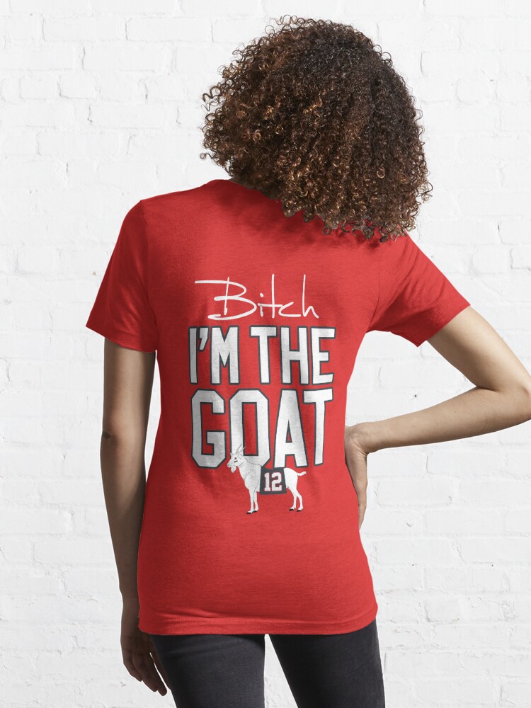 Limited Edition Bitch I'm The GOAT Shirt, Bucs Super Bowl Champion Shirt,  Mug, Hoodie, Sticker, Throw Blanket & Tapestry! Essential T-Shirt for Sale  by GoatGear