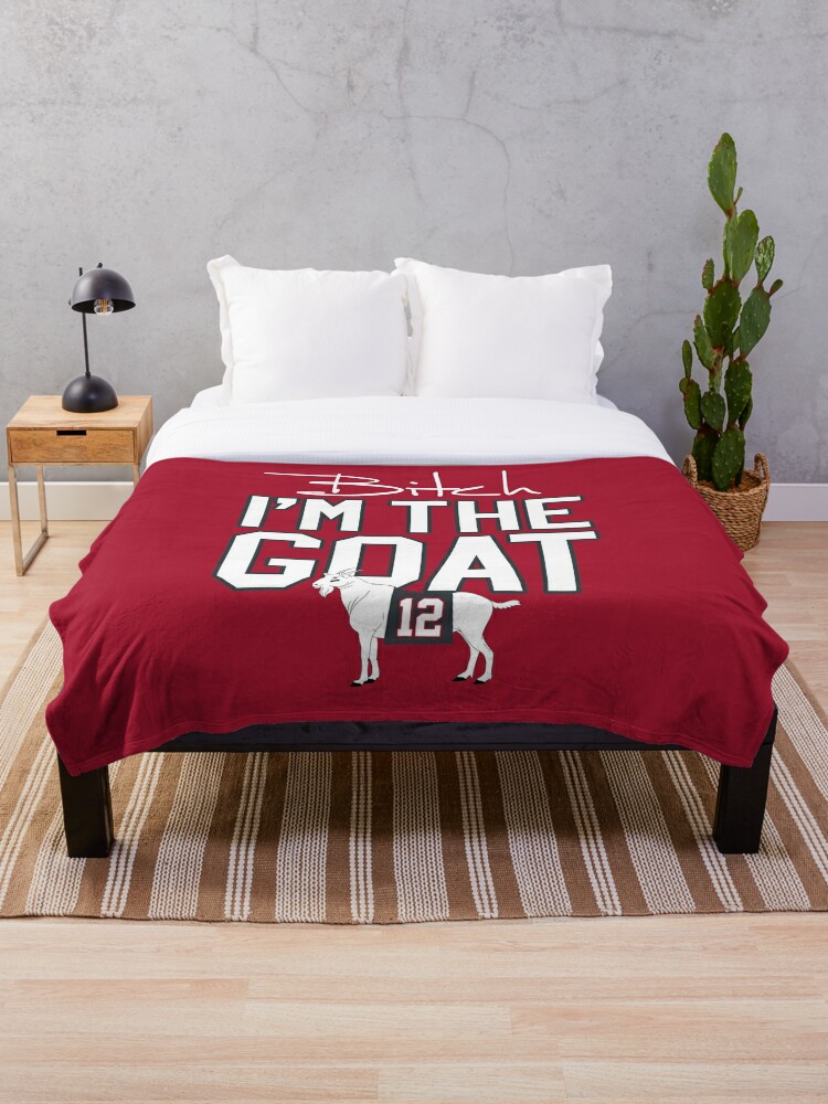 Limited Edition Bitch I'm The GOAT Shirt, Bucs Super Bowl Champion Shirt,  Mug, Hoodie, Sticker, Throw Blanket & Tapestry! Essential T-Shirt for Sale  by GoatGear