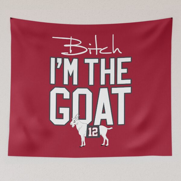 Item preview, Limited Edition Bitch I'm The GOAT Shirt, Bucs Super Bowl Champion Shirt, Mug, Hoodie, Sticker, Throw Blanket & Tapestry! designed and sold by GoatGear.