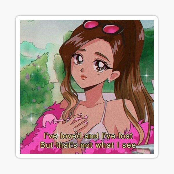 Ariana -7 rings Sticker
