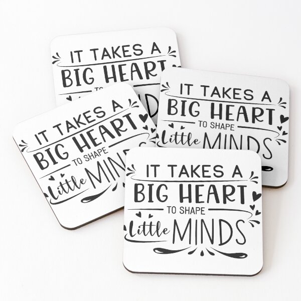Item preview, It Takes A BIG HEART to shape Little MINDS designed and sold by Thipakorn  Chinakhai.