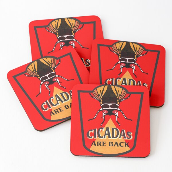 Item preview, Cicadas are Back Retro Magicicada designed and sold by AntiqueImages.