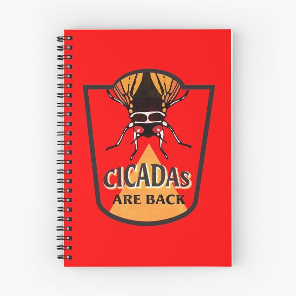 Item preview, Cicadas are Back Retro Magicicada designed and sold by AntiqueImages.
