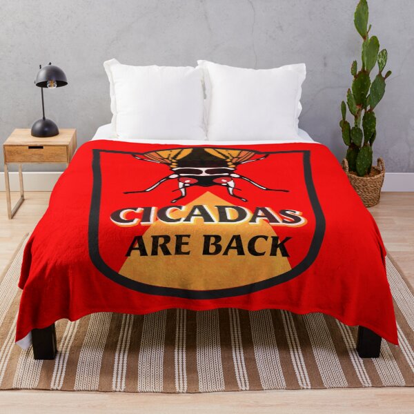 Item preview, Cicadas are Back Retro Magicicada designed and sold by AntiqueImages.