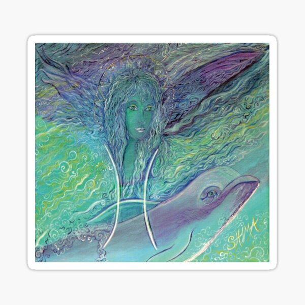 mermaid pisces Sticker