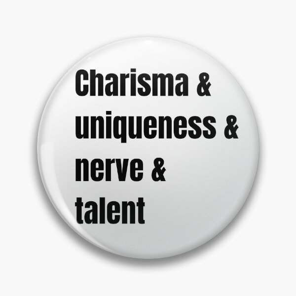 Item preview, Charisma Uniqueness Nerve and Talent designed and sold by piastrelli.