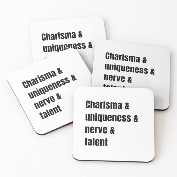Item preview, Charisma Uniqueness Nerve and Talent designed and sold by piastrelli.