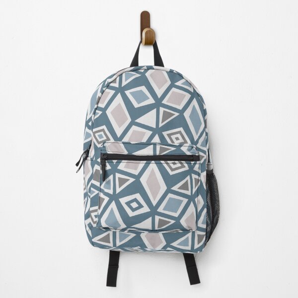 Item preview, Abstract triangle piece seamless pattern. Blue geometry shapes designed and sold by Olgus.