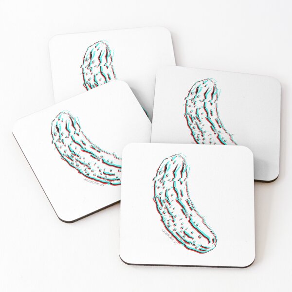 Item preview, Glitch Pickle Sticker Design designed and sold by LoLoStickerCo.