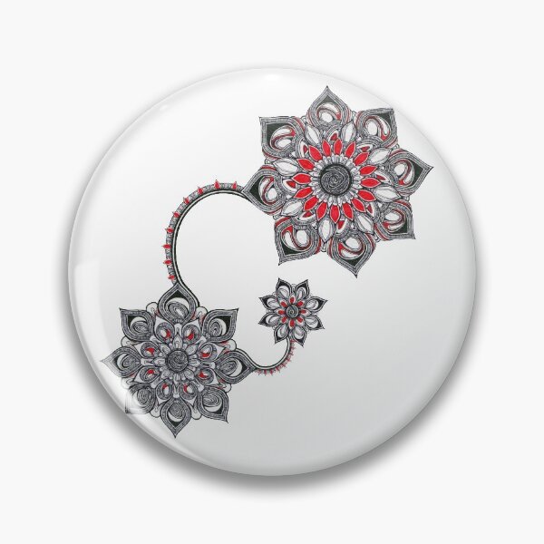 Item preview, Three red flowers designed and sold by mikiverevikim.