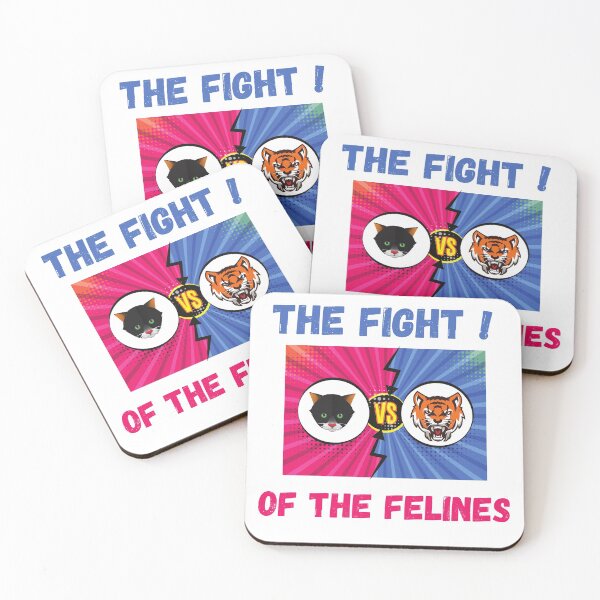 Item preview, Cat vs Tiger The Fight of the Felines designed and sold by Olympique1359.